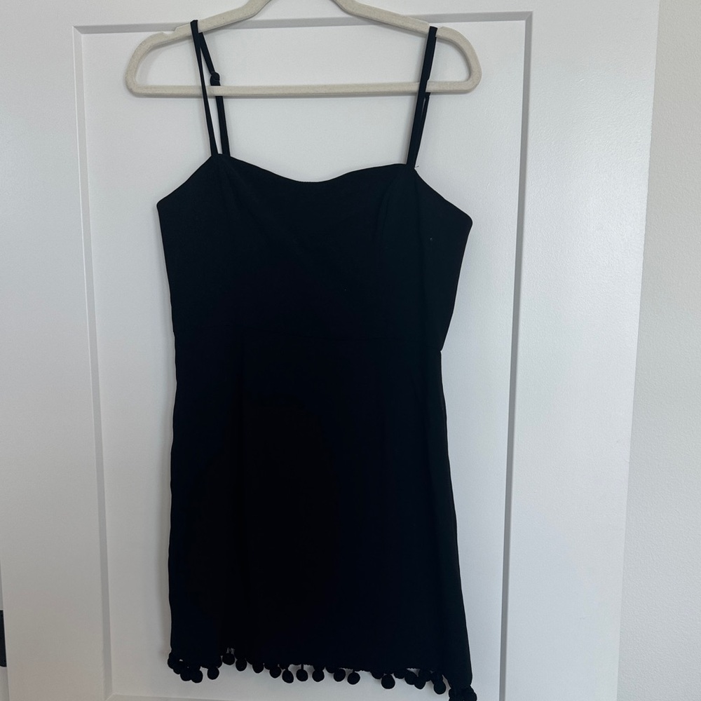 French Connection Black Dress with Spaghetti Straps